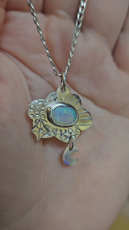Opal Cloud Necklace