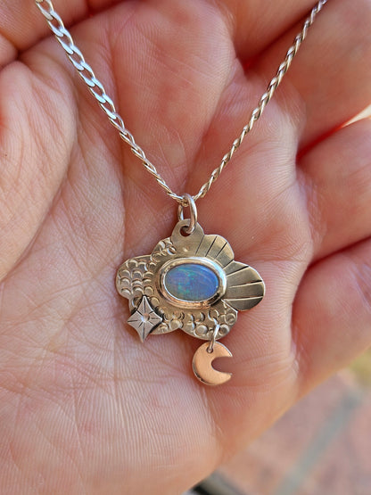 Opal Cloud Necklace