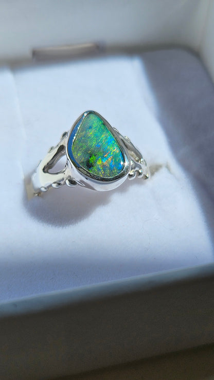 Sea Nymph Opal Ring