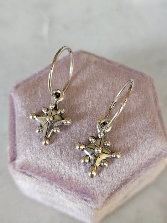 Pointed Star Earrings