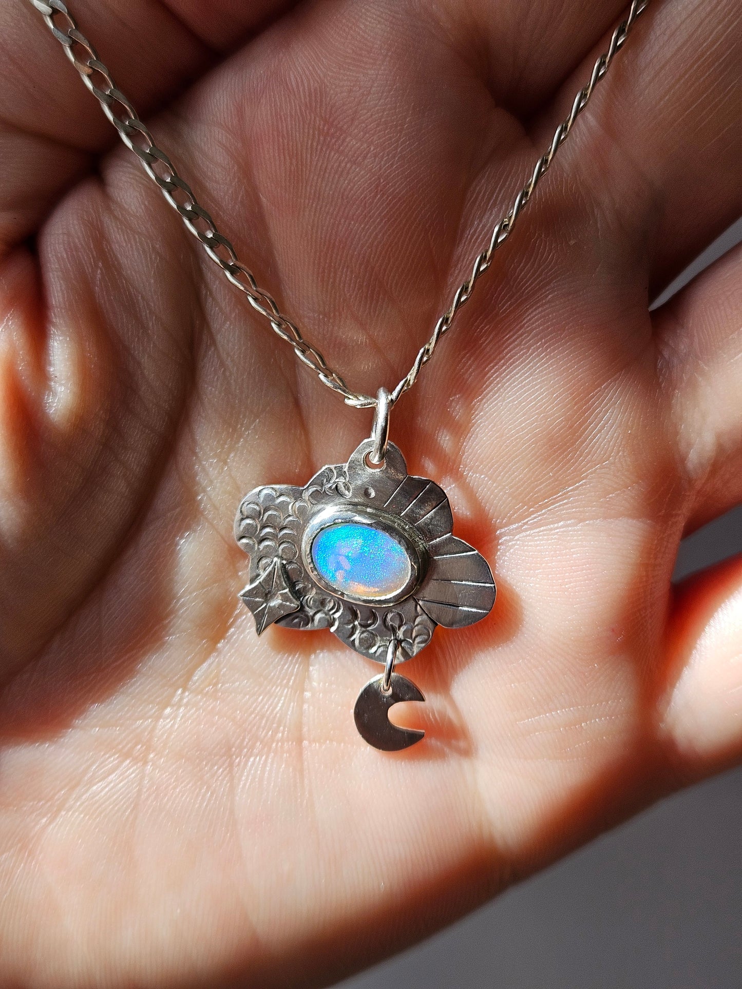 Opal Cloud Necklace