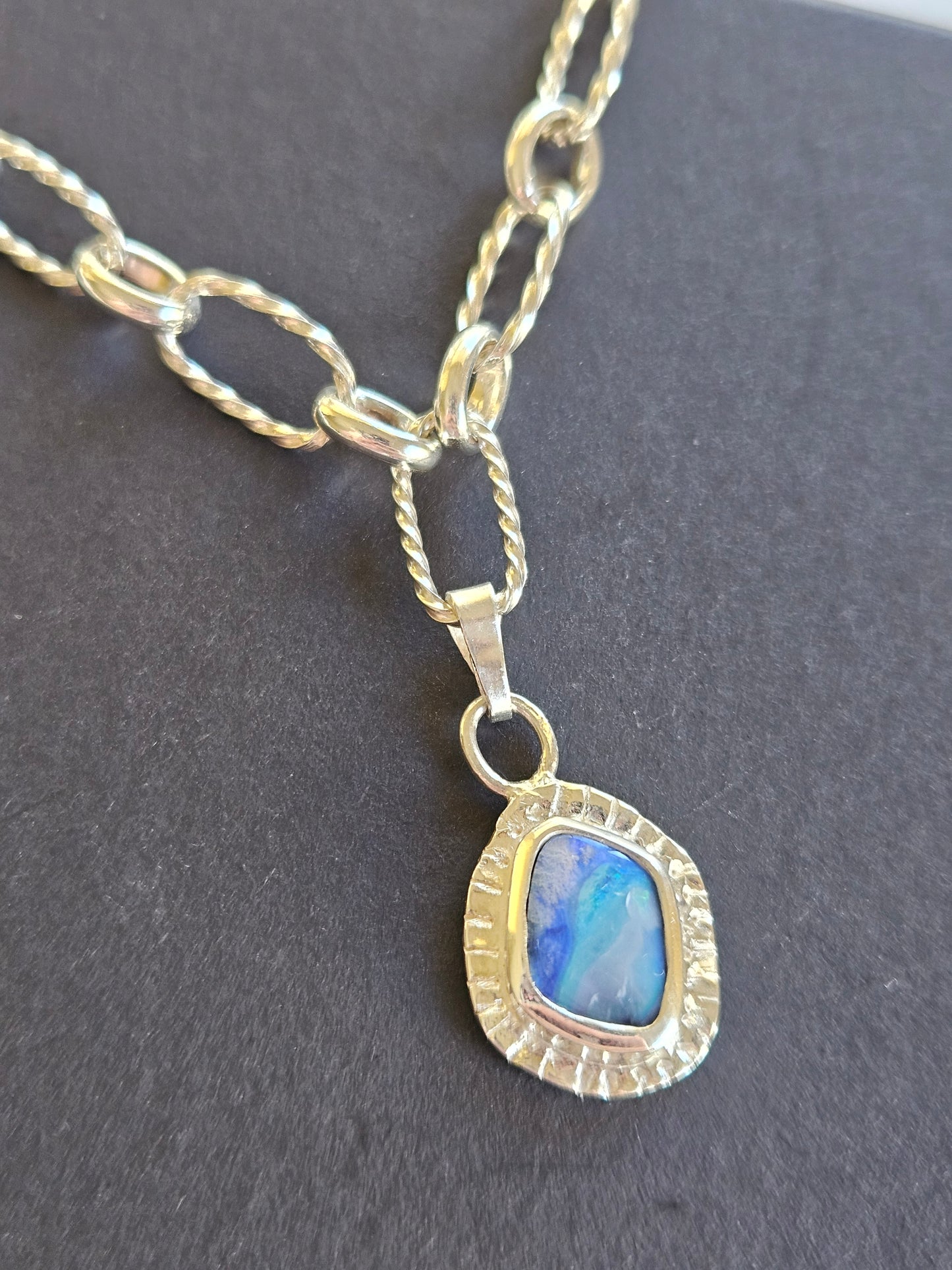 Opal Chain Necklace