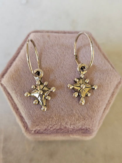 Pointed Star Earrings